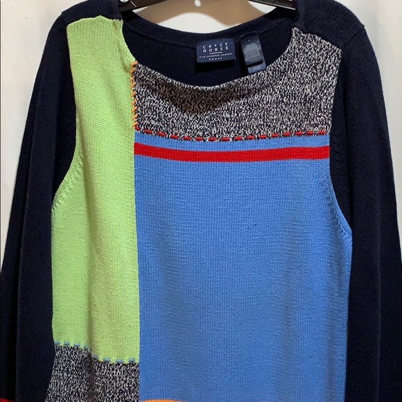 Liz Claiborne Sweaters - VTG CRAZY HORSE LIZ CLAIBORNE WOMAN SZ 1 OVS